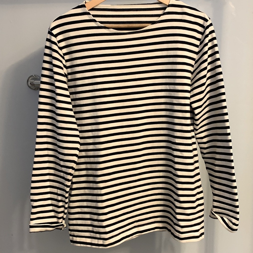 American apparel terry cloth sailor shirt